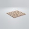 Ekena Millwork Medium Garland Decorative Fretwork Wood Wall Panels, Alder, 15 3/8"W x 15 3/8"H x 3/8"T WALW16X16X0375GRDAL - alternate 6